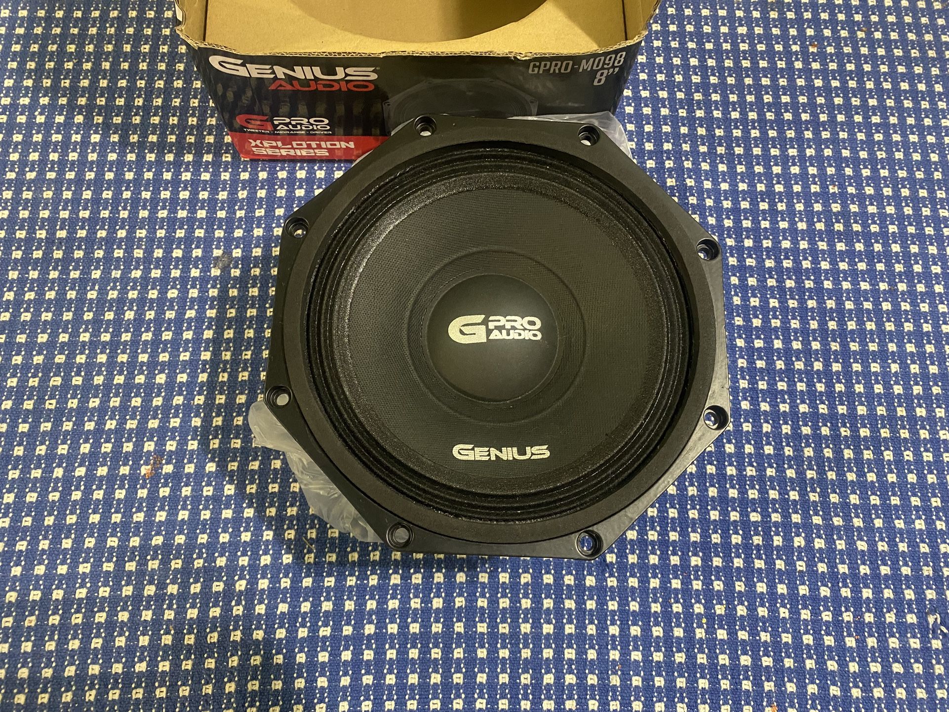 New 8” Genius Audio Midrange Midbass Speaker ( 1 Available)