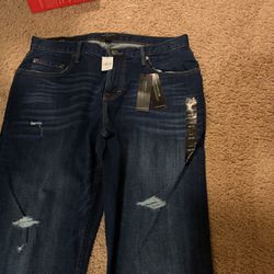 New Men Jeans From Banana Republic Stretch With Tag $10