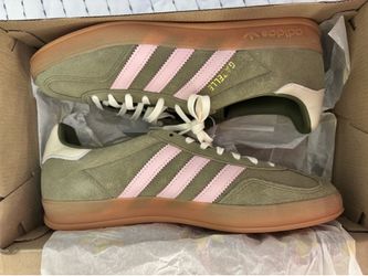 New Adidas Gazelle Indoor Women's "Focus Olive"