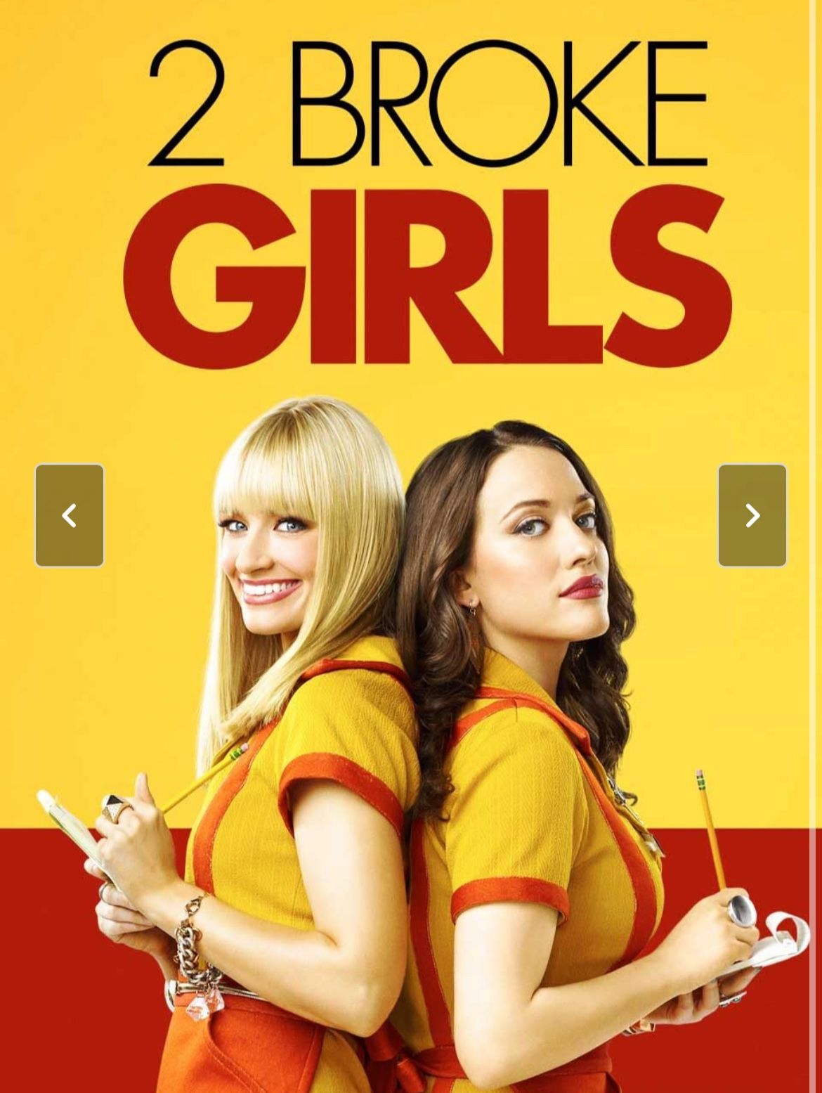 Two Broke Girls Final Season (Season 6)Cast & Crew Set Water Bottles