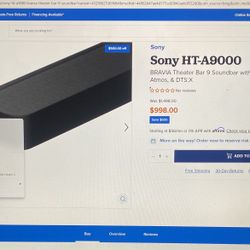 Theater Sound Bar 