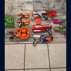 Nerf Gun+Nerf Bullets Collection (145 Nerf Darts)