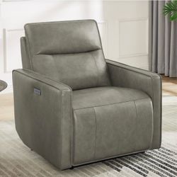 Henredon Keira Leather Zero-Gravity Power Recliner