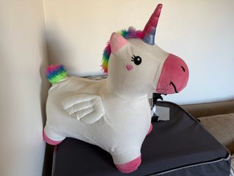 Bouncing unicorn