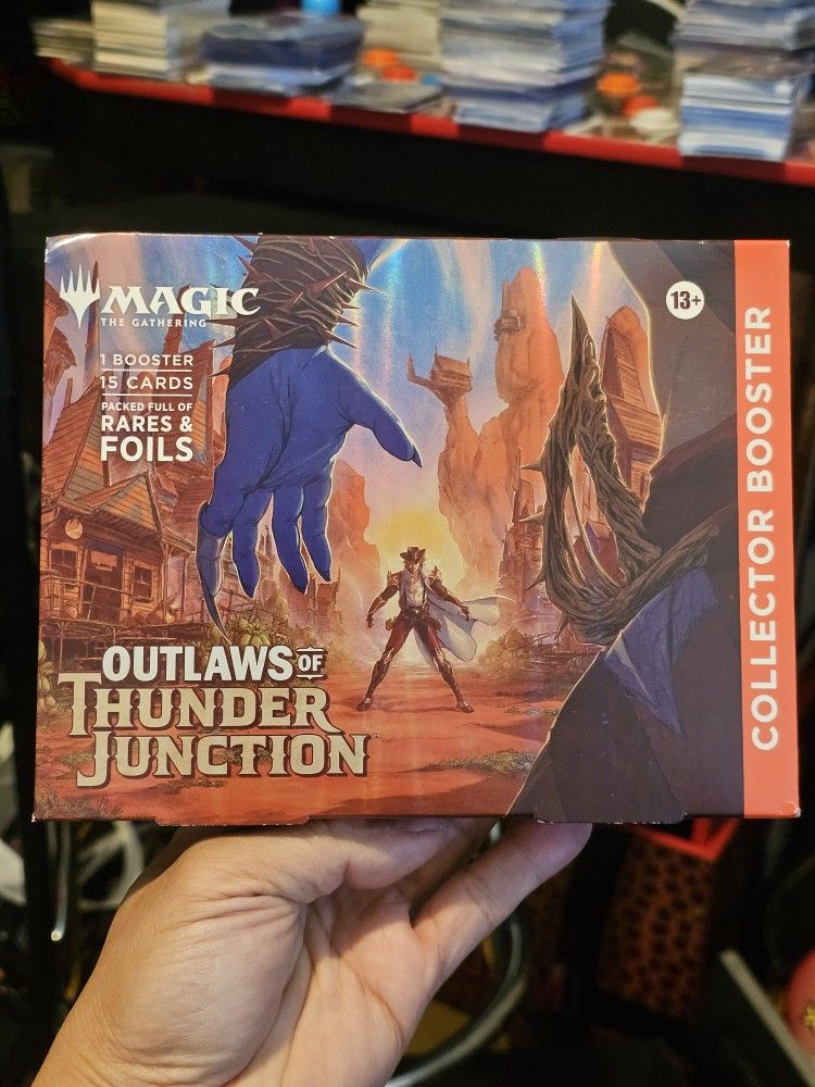 Brand New Sealed! Magic: The Gathering Outlaws of Thunder Junction Collector Booster (15 Magic Cards)

