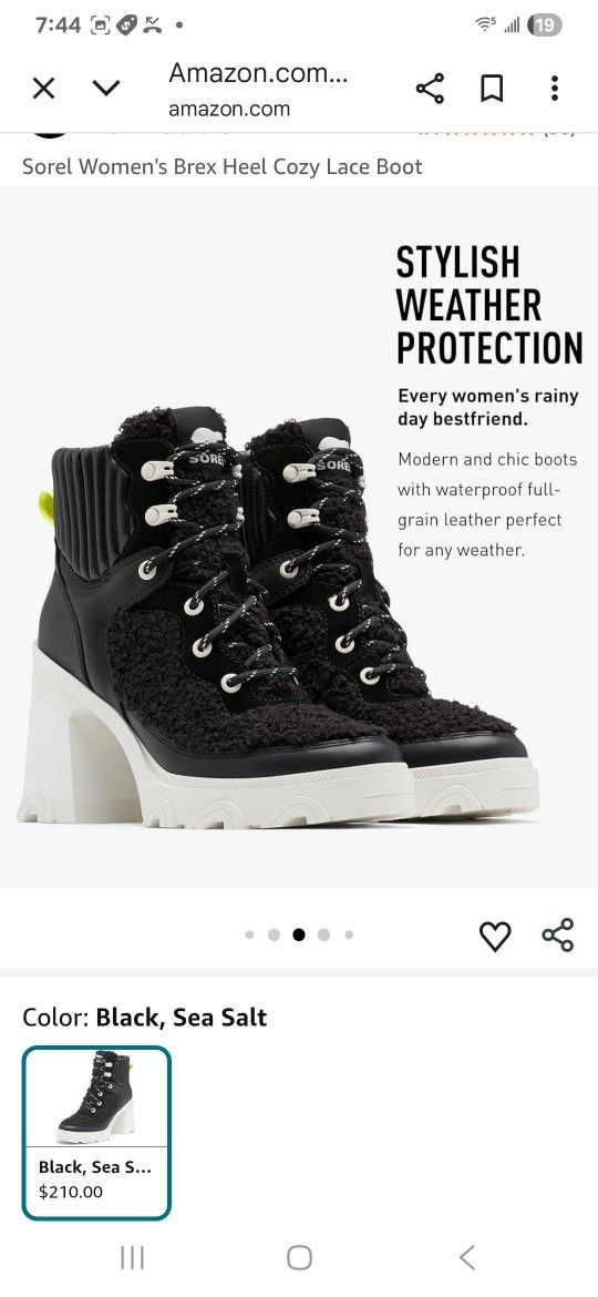 Sorel Women Cozy Sherpa Fleece Fur Leather Lace Boots