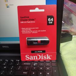 SanDisk Cruzer Glide USB 2.0 Flash Drive 64 Gb