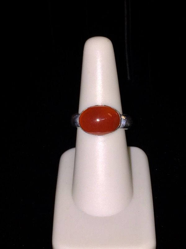 Ring π 925 Silver with Gemstone π Size 6 $30