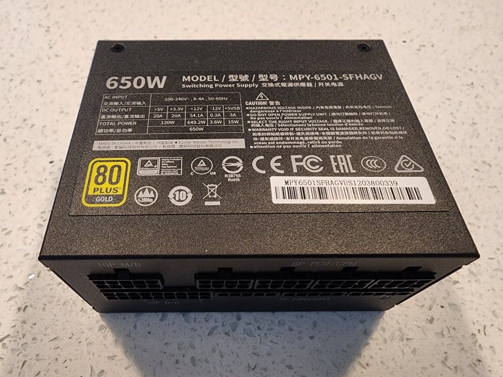 Corsair 650w SFX 80+ Gold PSU