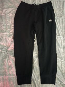 Large Reebok Black Athletic Sweatpants (USED)
