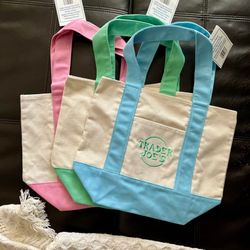 Trader Joe's Mini Tote Bags New