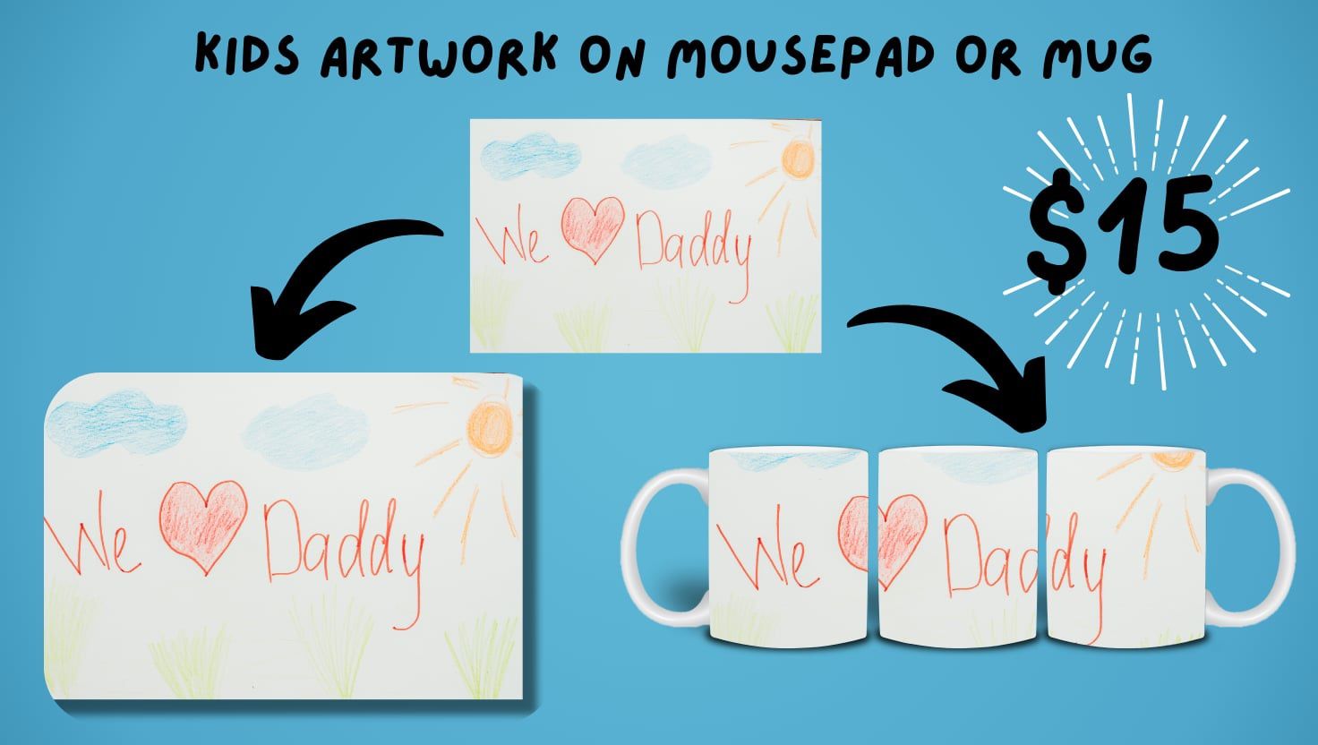 Father’s Day Gift | Personalized | Custom | Kids Gift To Dad