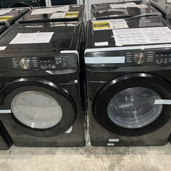 Samsung Stackable Washer & Dryer Set Black Stainless Steel (BRAND NEW THIS DEAL WILL NOT LAST LONG)