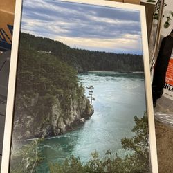 Framed Photo of Deception Pass