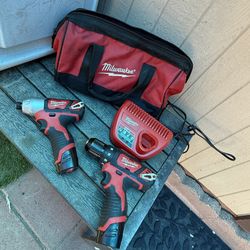 Milwaukee Hammer And Impact Drill