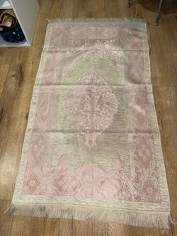 Prayer Rug Pink & Beige
