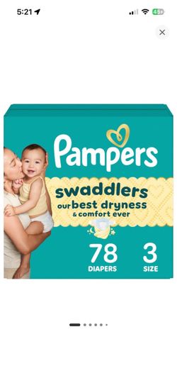 Pampers Swaddlers Size 3 Diapers 78 Count