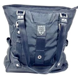 Vintage Oakley Voltage Tote Bag 2.0 Black Metal Vertical Y2K Messenger Shoulder