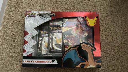 Pokémon TCG Celebrations Collection Lance's Charizard V Box