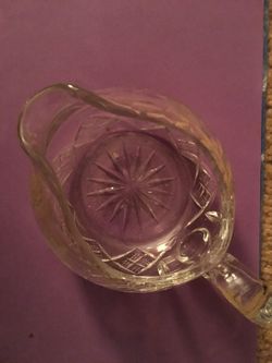 Crystal pitcher