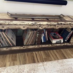 Vintage/Rustic Storage Table