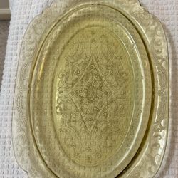 Vintage Amber Depression Glass