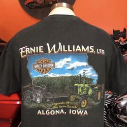 VTG 2001 Harley Davidson T-shirt Large Men ALGONA, IOWA