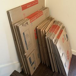 FREE - Lots of moving boxes and packing paper