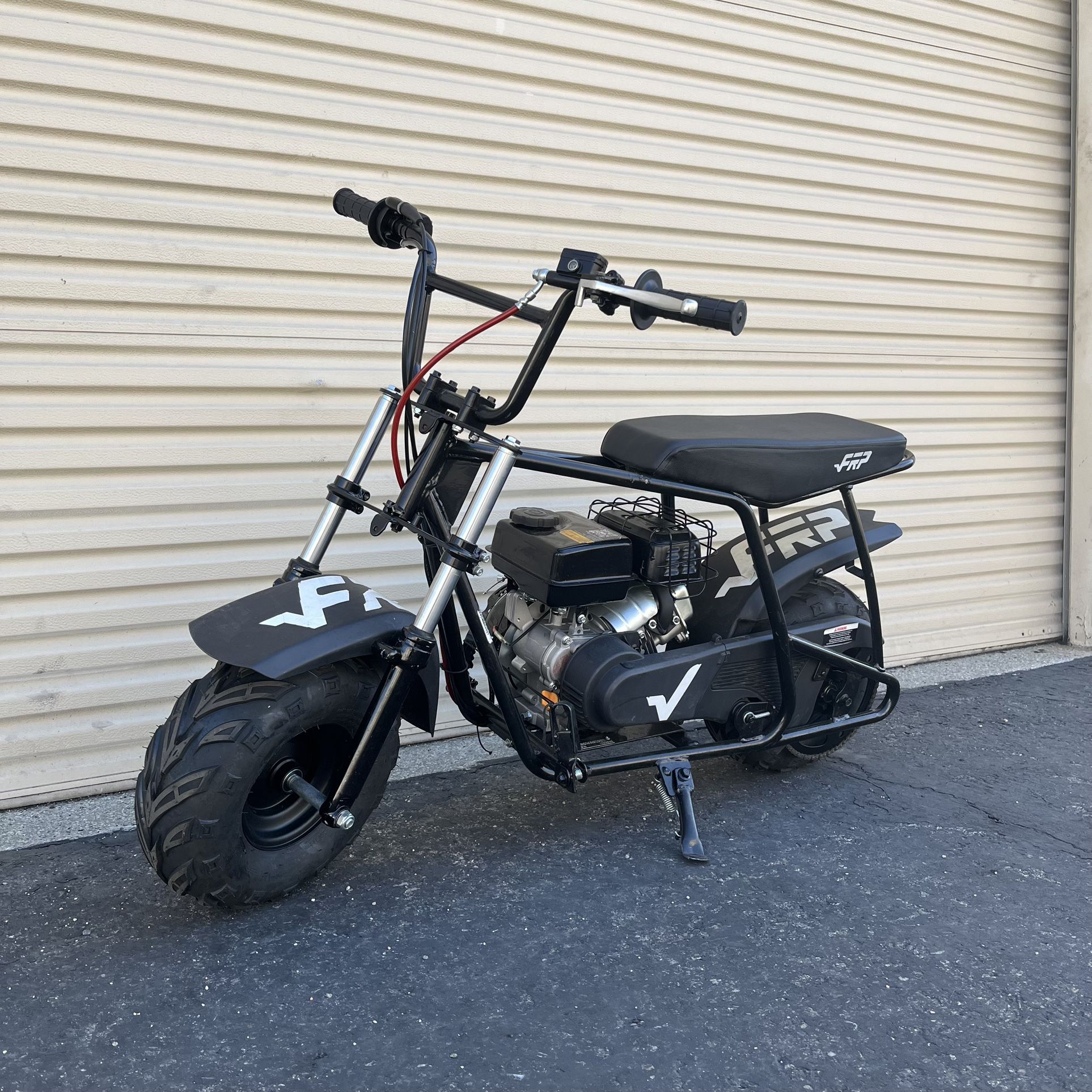 99CC 4-Stroke Gas Mini Bike 3HP  Up to 24Mph, Weight Support Up to 185 LBS with suspension kit 