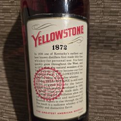 Antique 1977 Yellowstone Bourbon Bottle