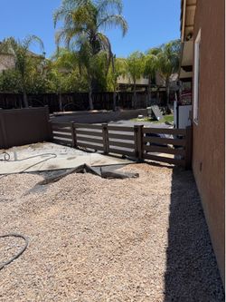 Vinyl fence
