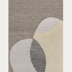 Wool Abstract Rug, 5’x8’