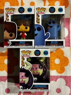 Funko Pop! Animation Foster's Home for Imaginary Friends Mac, Bloo, and Eduardo Set