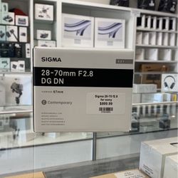 Sigma 28-70mm F2.8 DG DN
