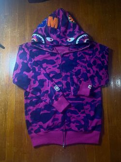 Purple Bape zip up