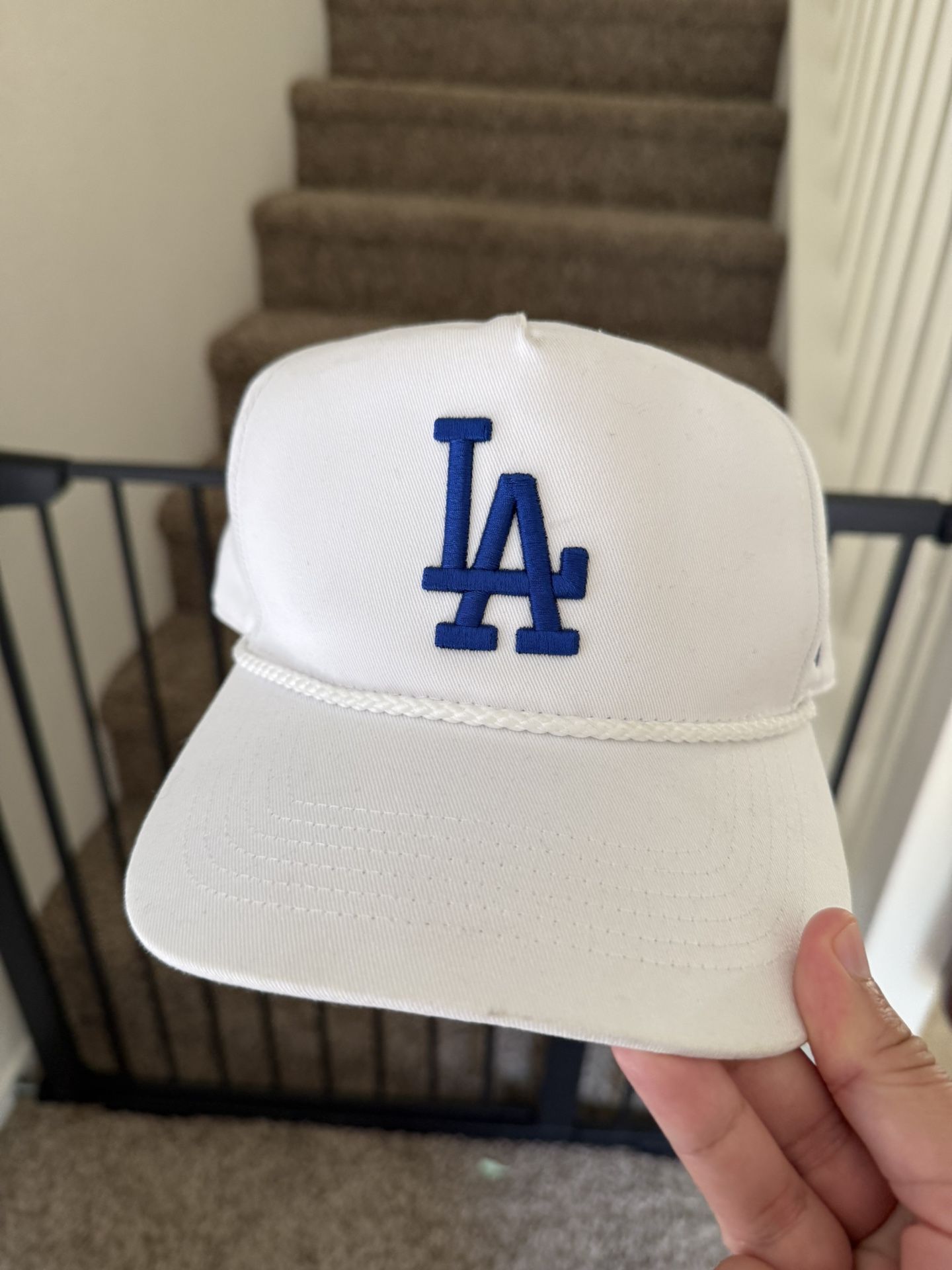 White Dodgers Hat