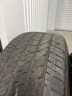 3 USED TIRES 275/50R22 BRIDGESTONE ALENZA
