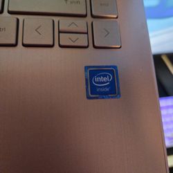 HP pink laptop