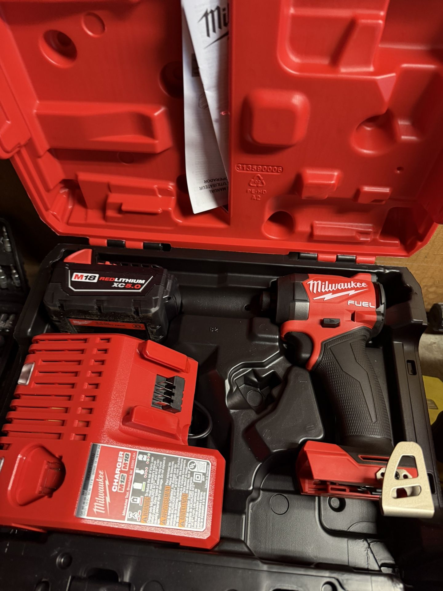 Milwaukee 1/4” Impact Driver / Batteries / Chargers 