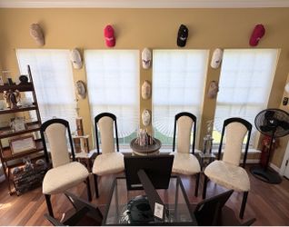 Bassett Solid Wood, Dinette Chairs - Black & Eggshell