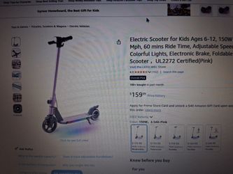Kids electric scooter brand new