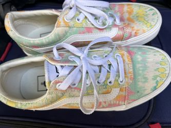 vans tie dye size 6 new condition