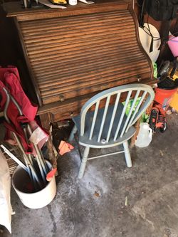 Antique Roll away desk