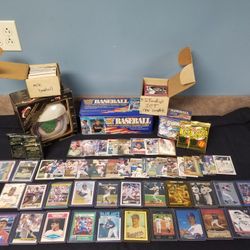 High Quality Baseball Card Lot 80s-90s 87 Fleer Glossy Factory Tin 87 Update Stars Hofs Rcs Packs ++