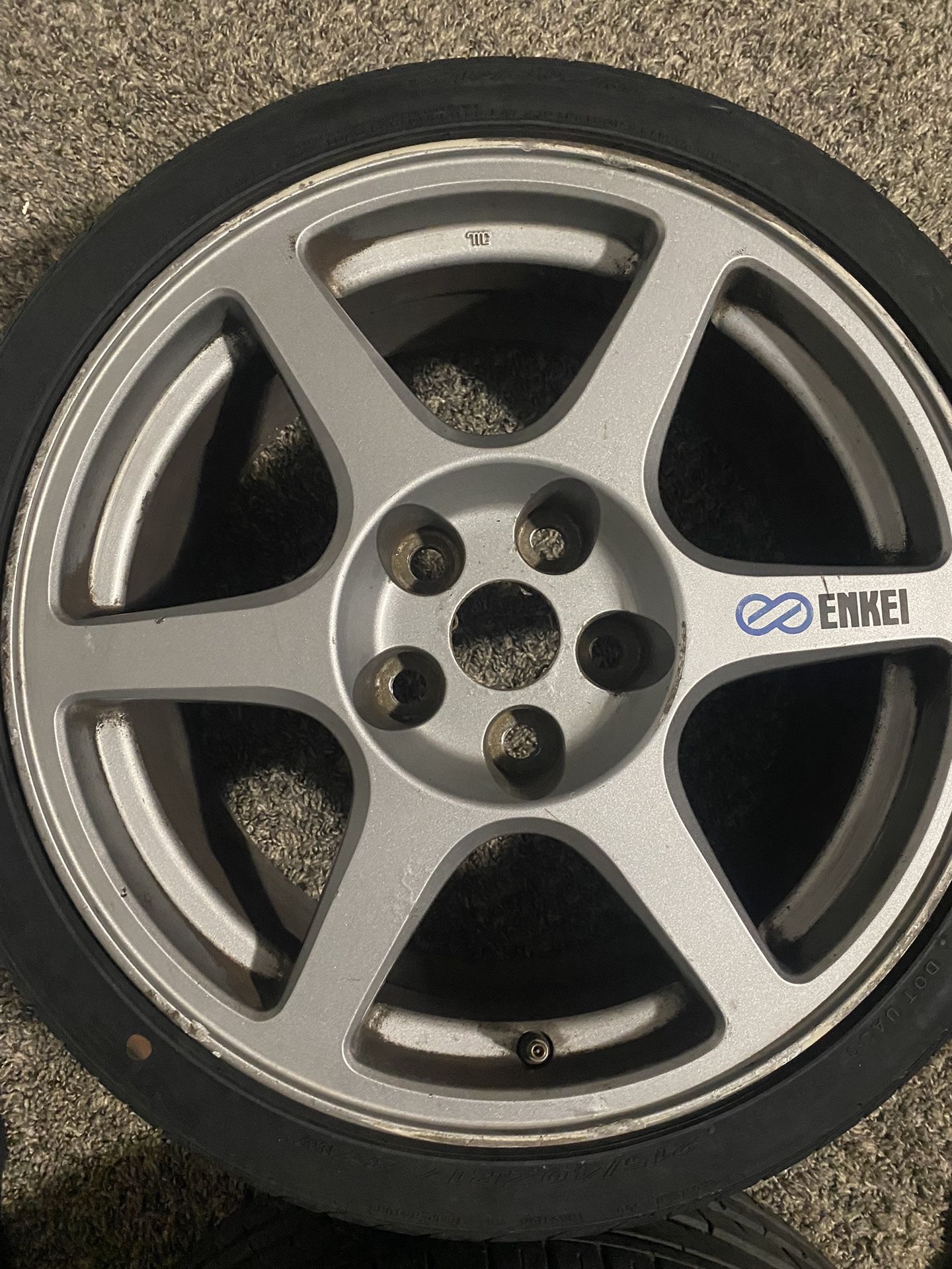 OEM Evo 8 Enkei Wheels