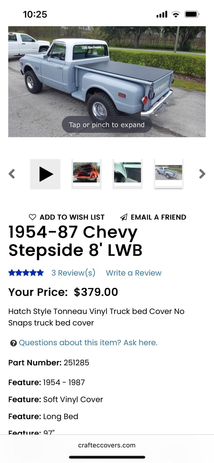 8’ Truck Bed Cover
