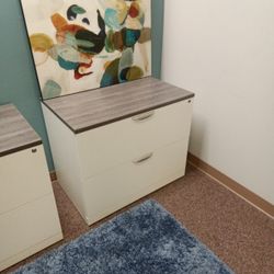 Modern Two Drawer Later File Cabinet