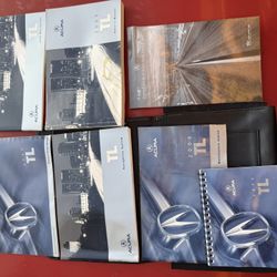 Acura TL Owners Manual & Case 