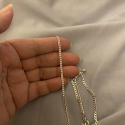 Real 925 Sterling Silver Chain Necklace