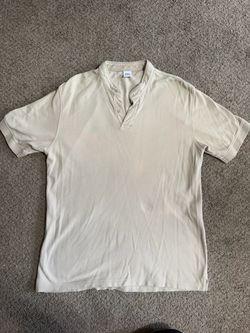 Zara Men's Beige Polo Shirt